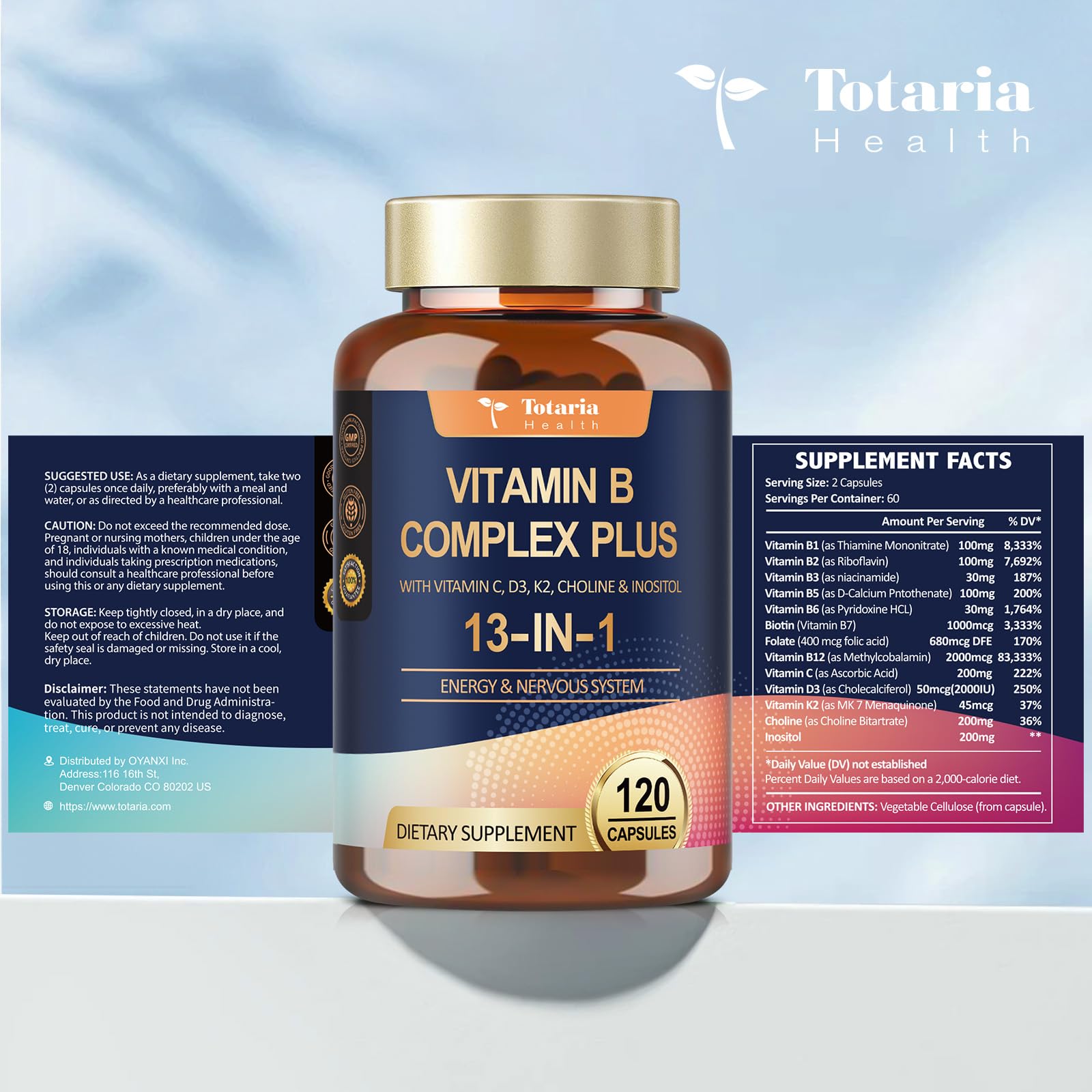 Totaria Daily wellness packaging and label view
