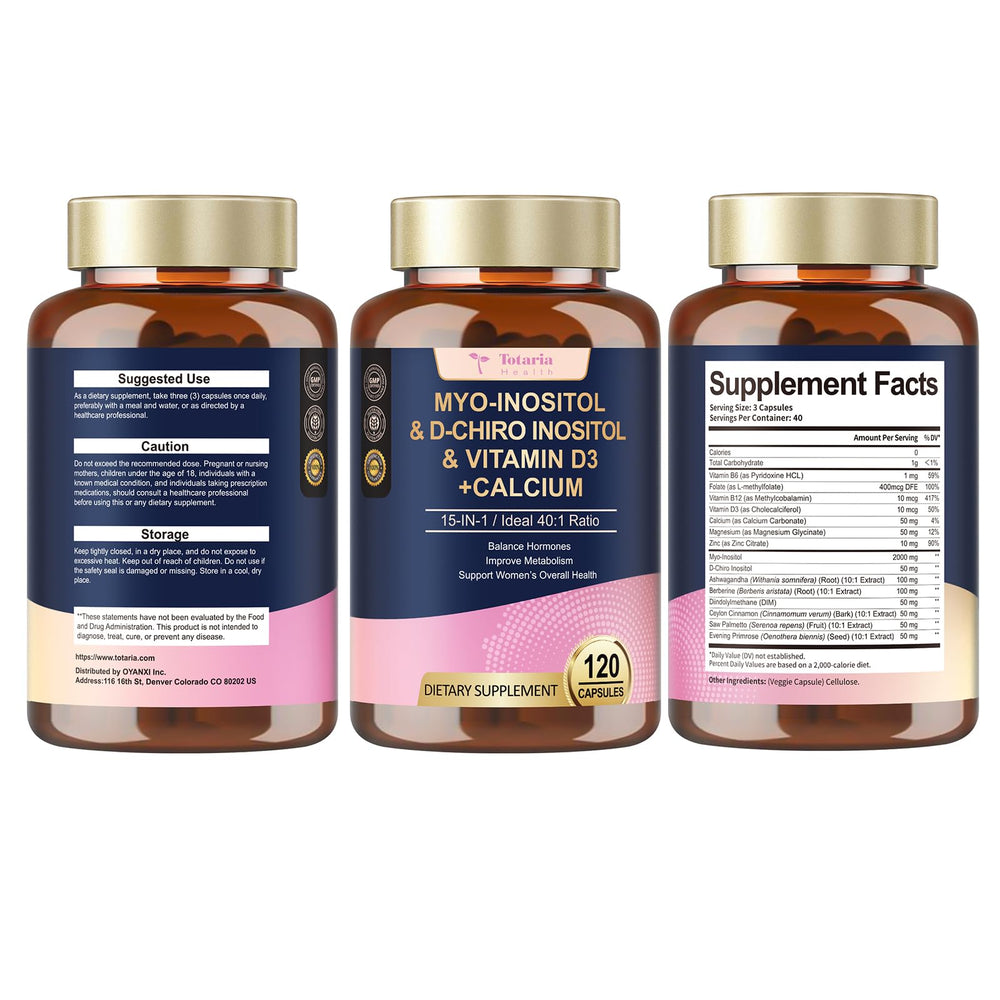 Totaria production facility seal indicating FDA-registered, cGMP-certified quality