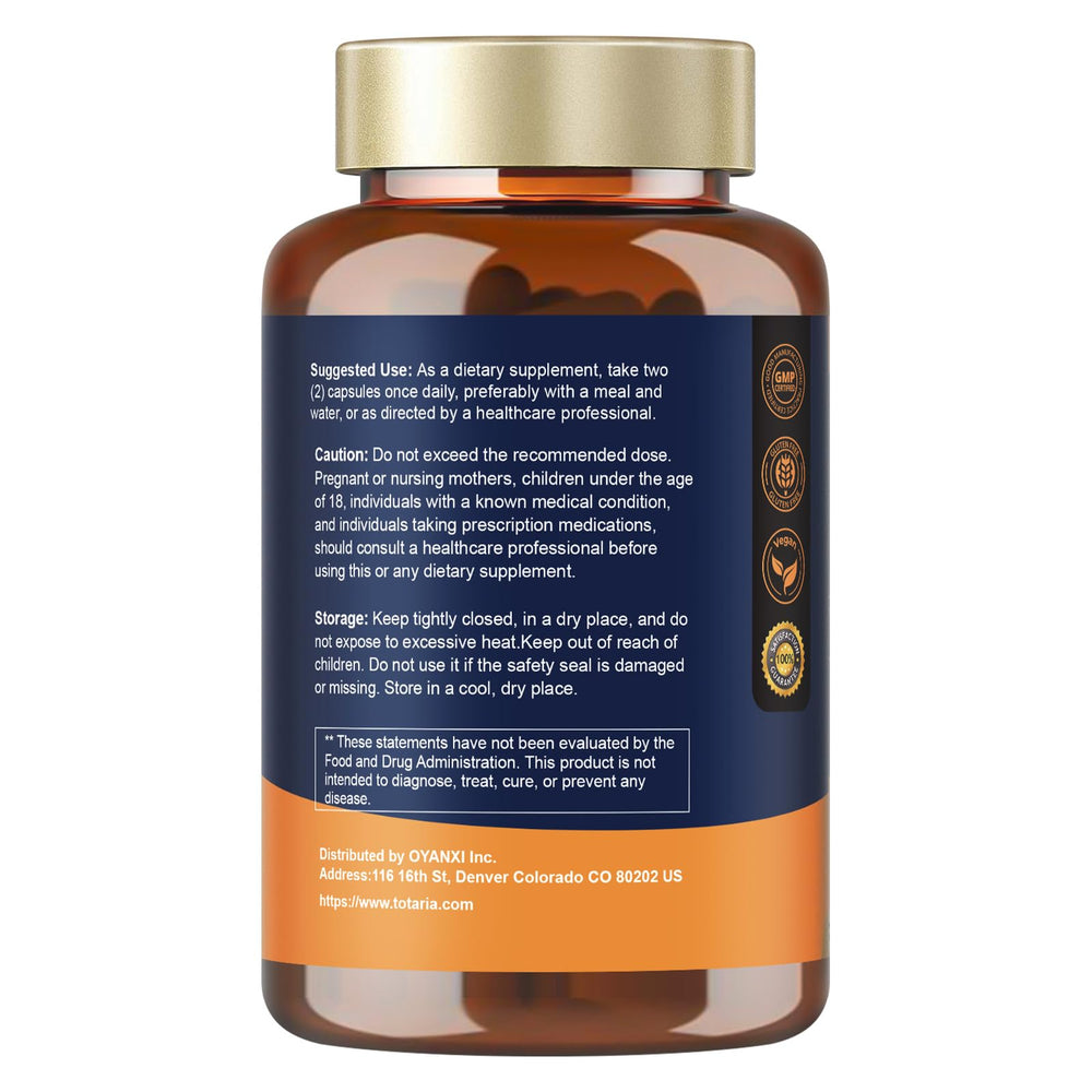 Totaria Gluten-free vegan packaging conveys clean, plant-based quality.