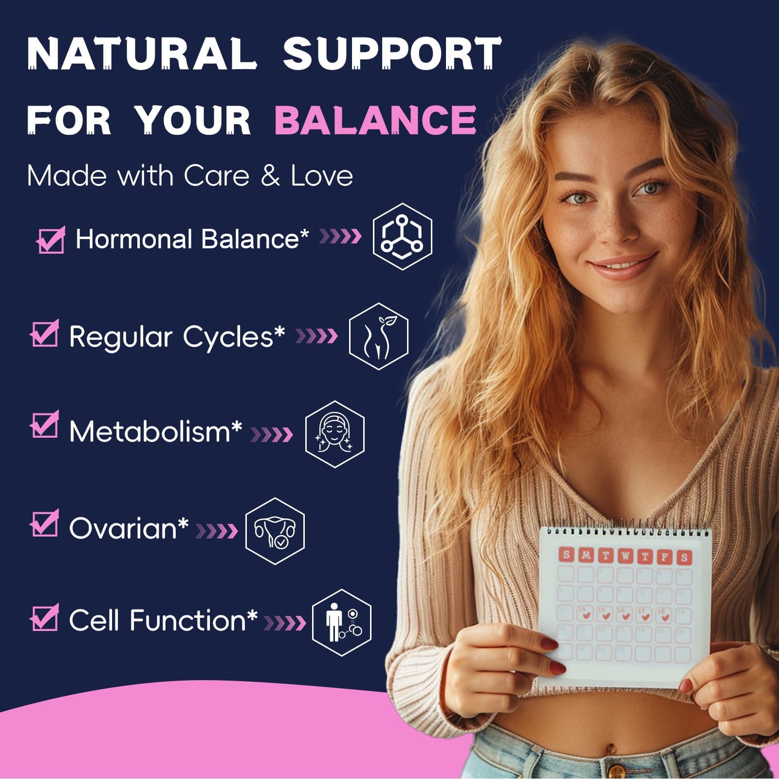 Totaria Inositol vegan, gluten-free, dairy-free label supports clean lifestyle