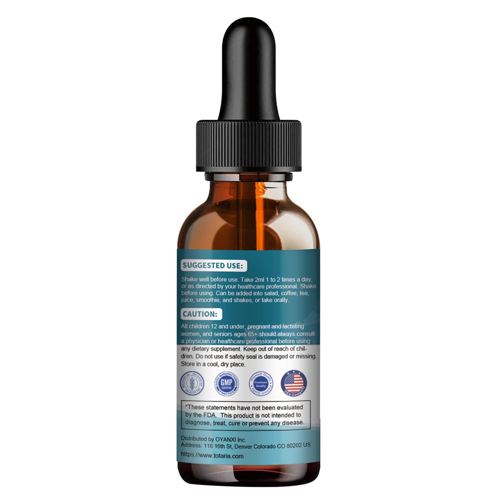 Totaria drops beside a wellness journal for daily routine.