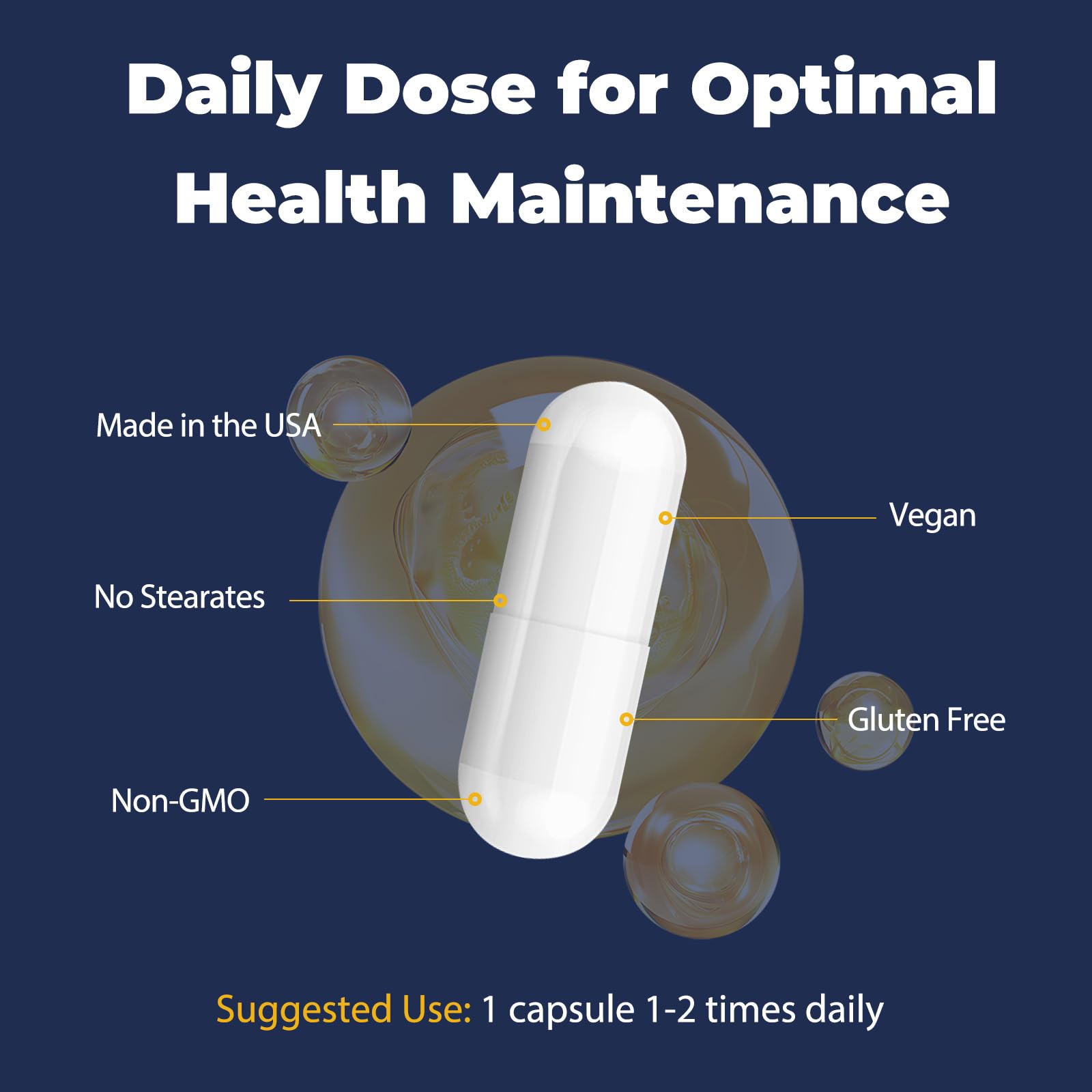 Totaria magnesium glycinate capsule for daily nerve comfort