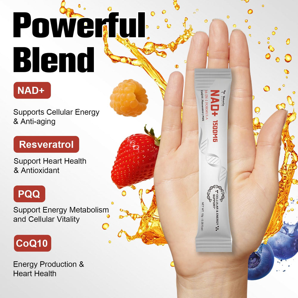 Totaria NAD Liquid Supplement with black pepper extract boosts absorption