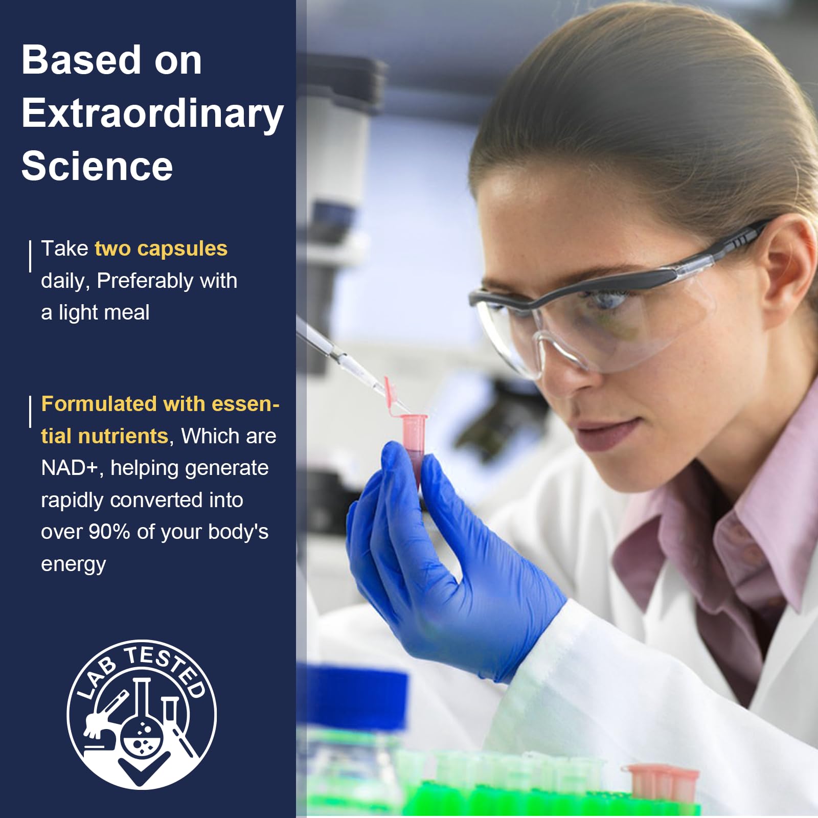 Totaria NAD supplement packaging on a clean shelf signaling quality