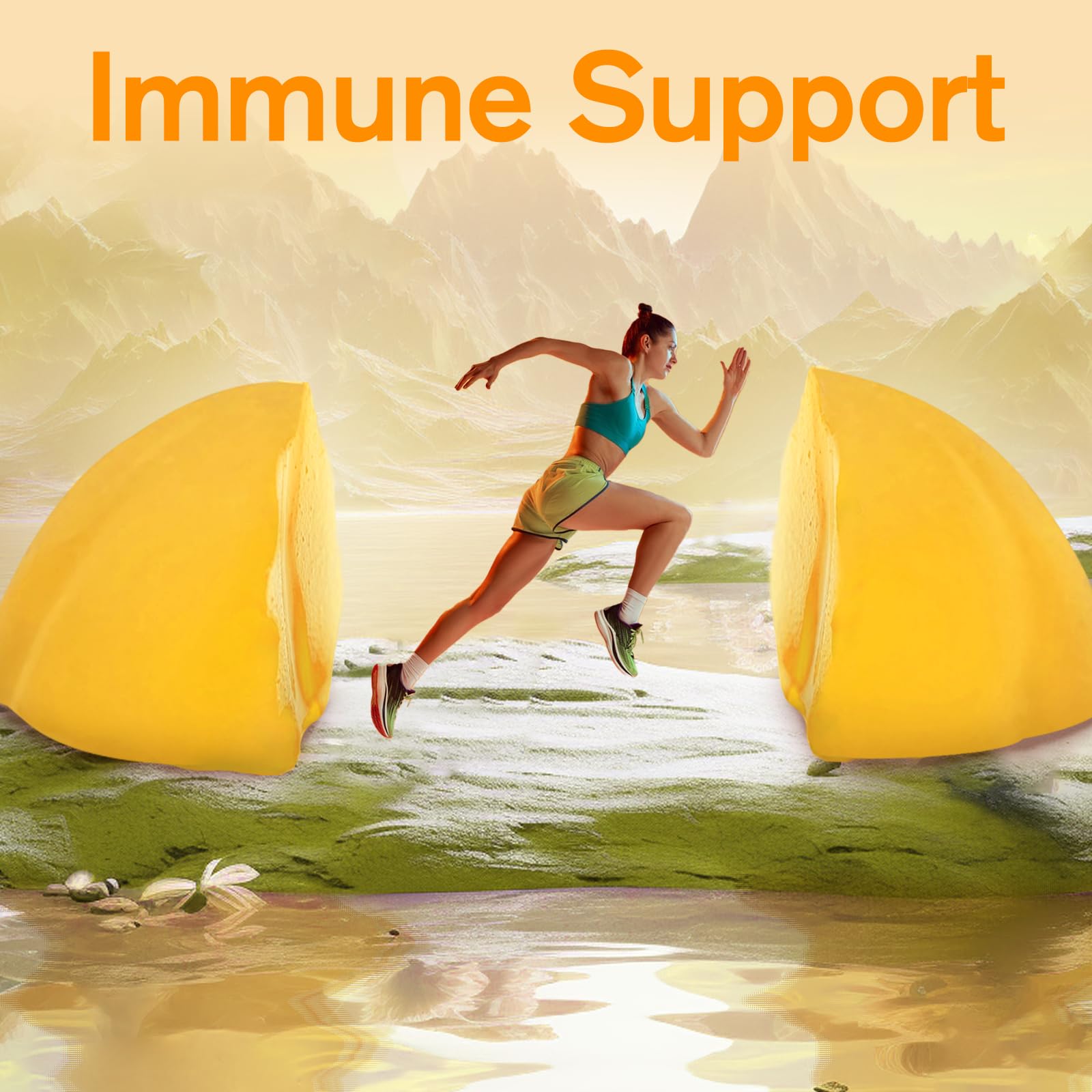 Totaria Probiotic Fiber Gummies pineapple gummy inside view showing texture