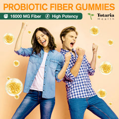 Totaria Probiotic Fiber Gummies two bottles pack highlights value