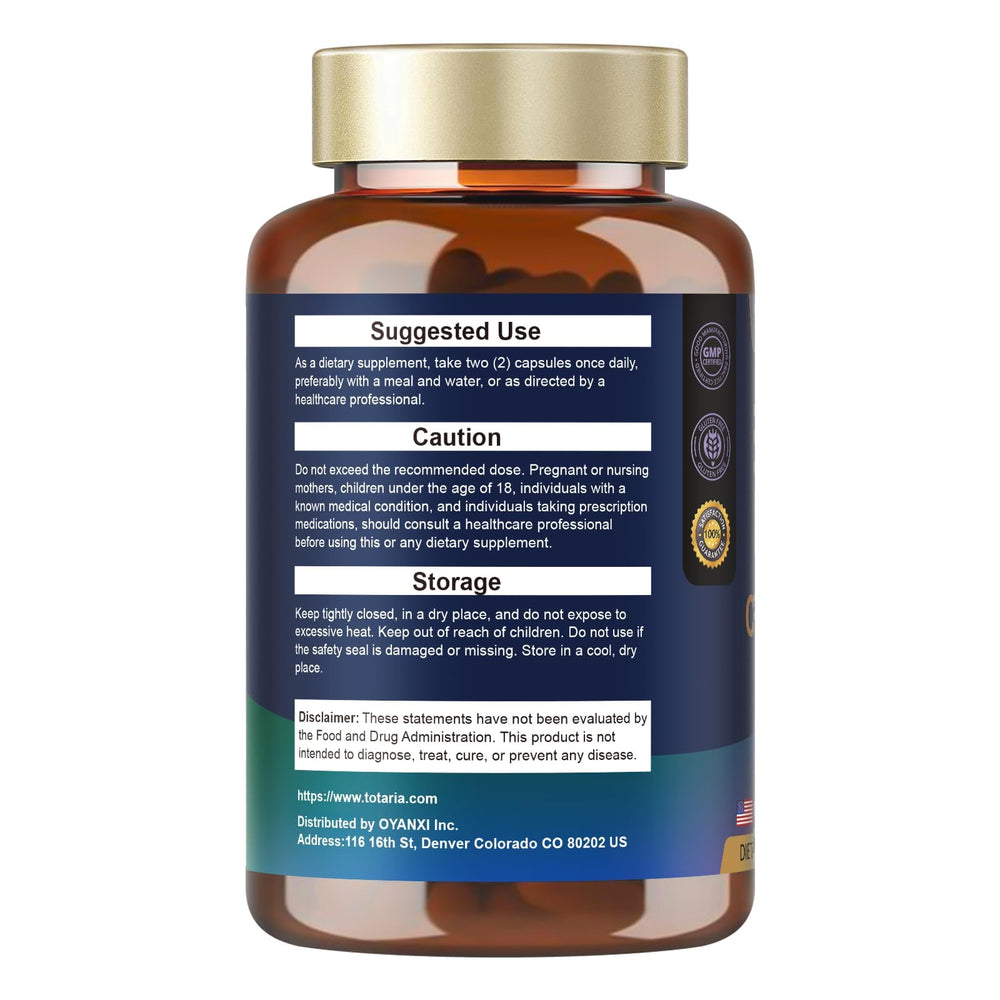 Totaria packaging with eco-friendly design for sustainable health choices.