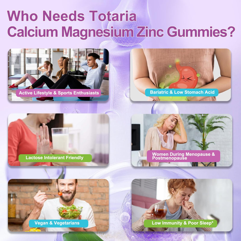 Totaria gummies on a table with clean, minimal packaging
