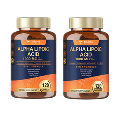 Totaria Alpha Lipoic Acid 1000mg two-pack box supports energy and antioxidant protection.