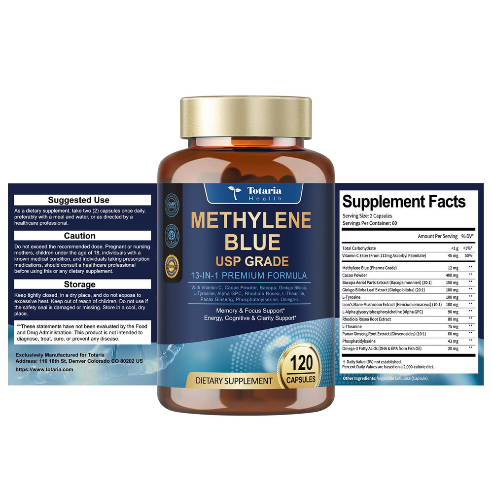 Totaria USP lab test certificate signaling third-party quality standards