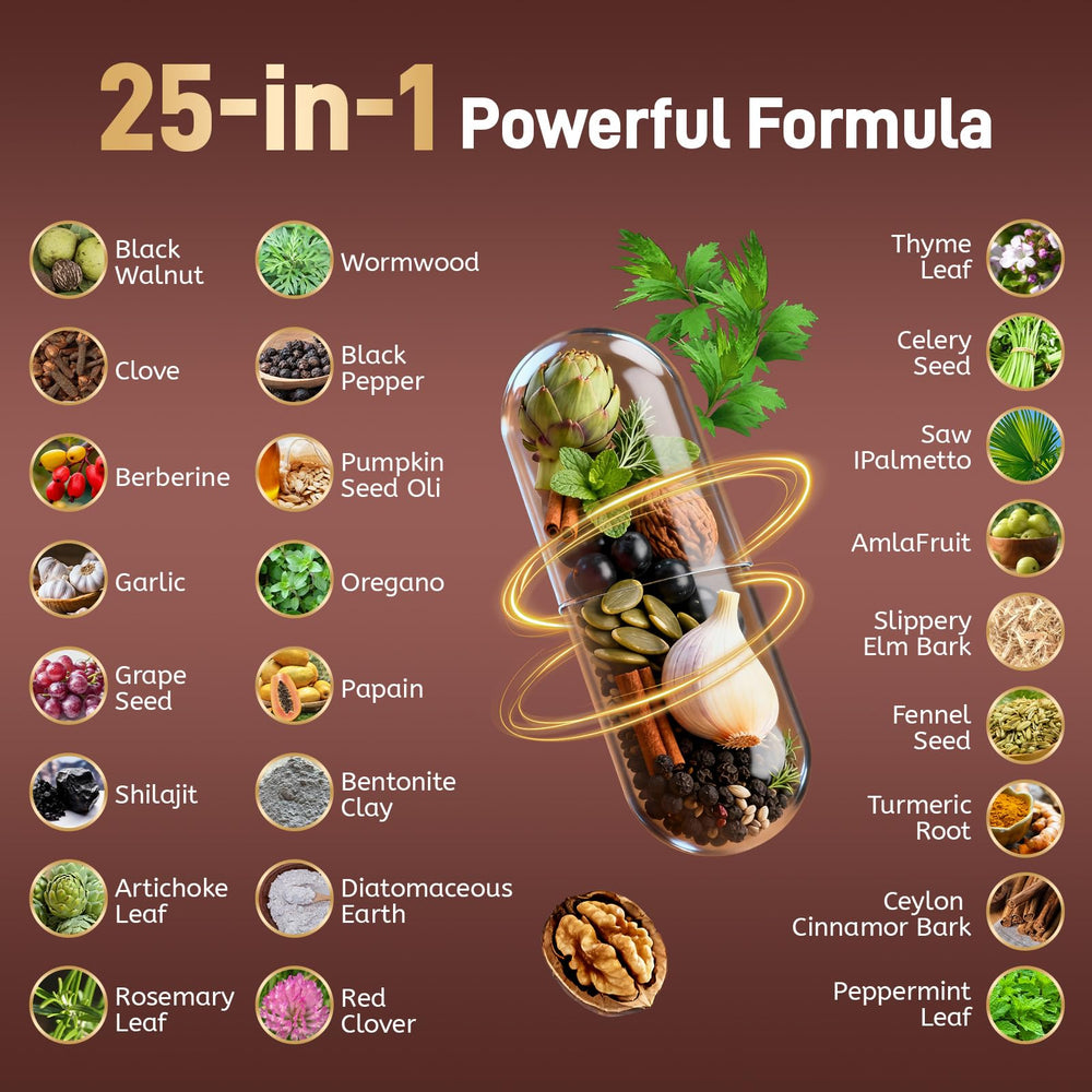 Totaria wormwood capsules close-up highlighting easy-to-swallow vegan formula