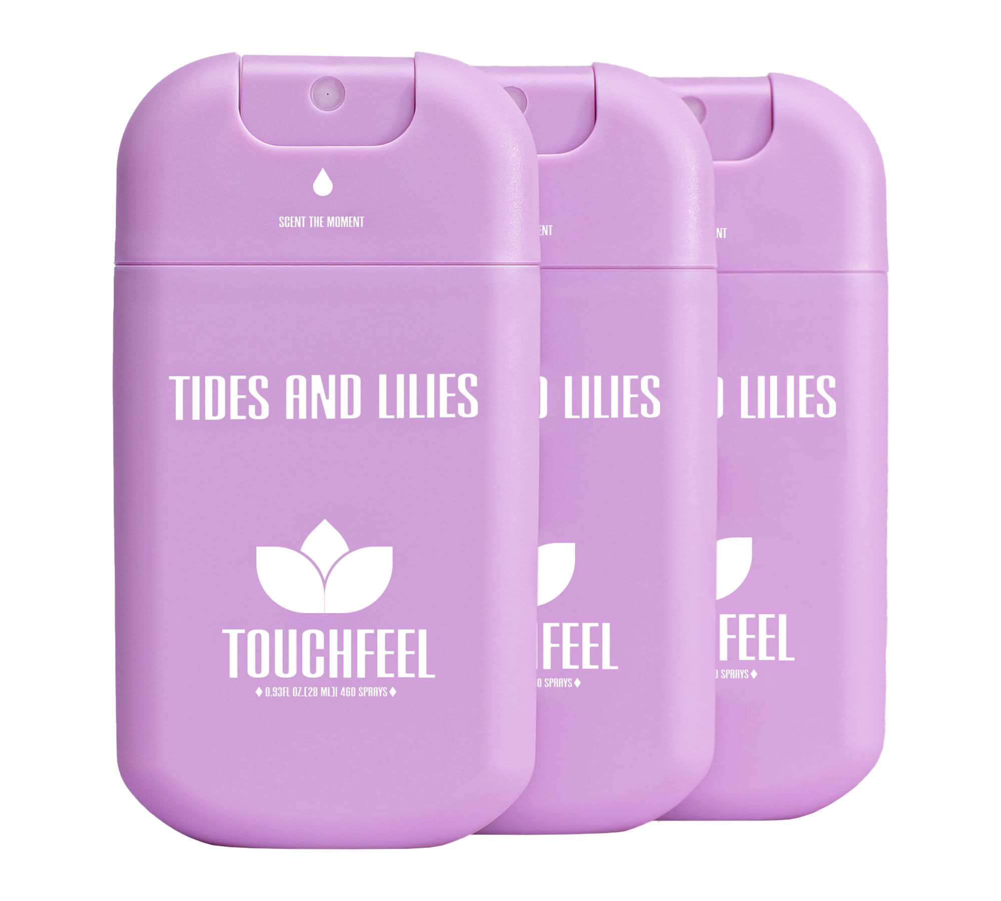 TouchFeel Power Mist pack front view showing portable sanitizing for travel.