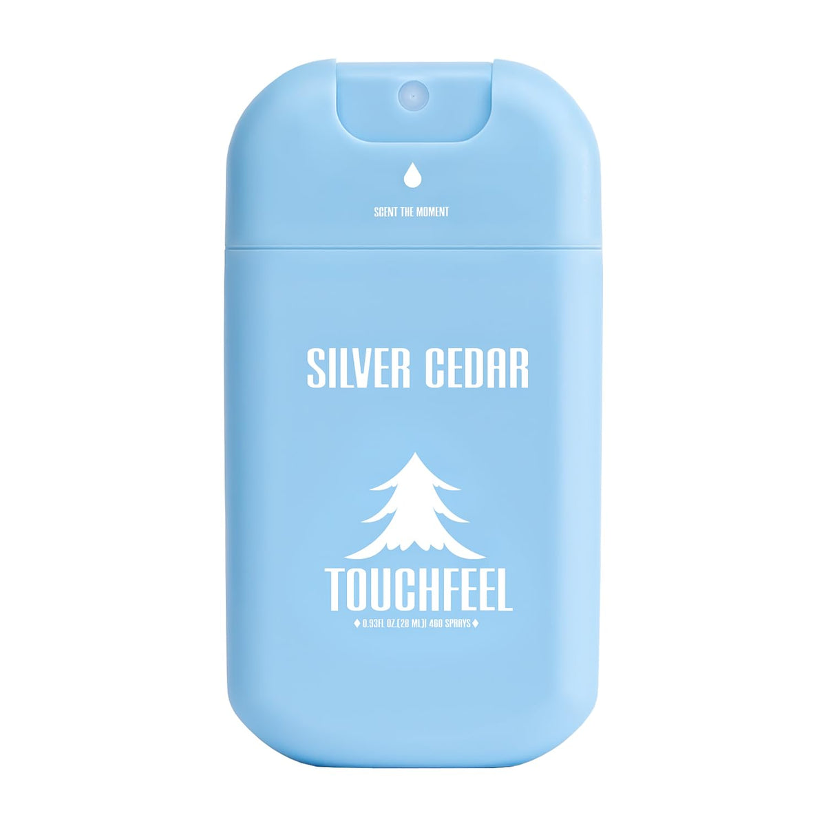 TouchFeel spray hand sanitizer bottle front view with refreshing fragrance and germ-reducing potential