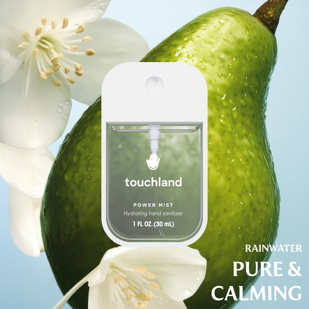 Aloe leaf to highlight hydrating formula inside Touchland sanitizers