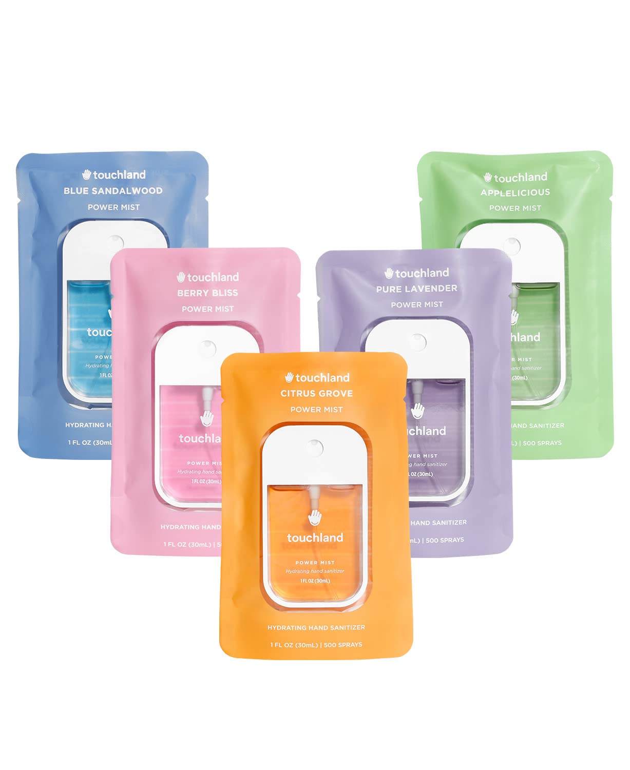 Touchland Applelicious mist bottle offers refreshing on-the-go cleanse.