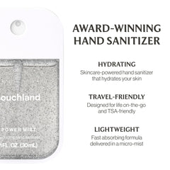 Frosted Sparkle Case bag charm reflecting light on a bag.