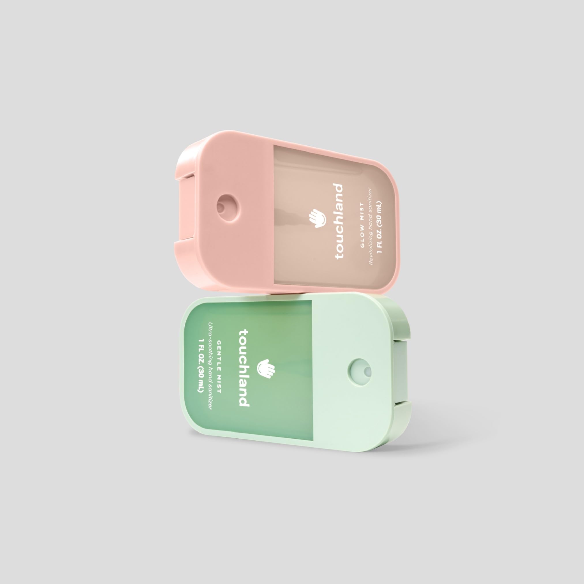 Touchland Glow Mist rose notes offer a calming aroma with practical sanitizing use.