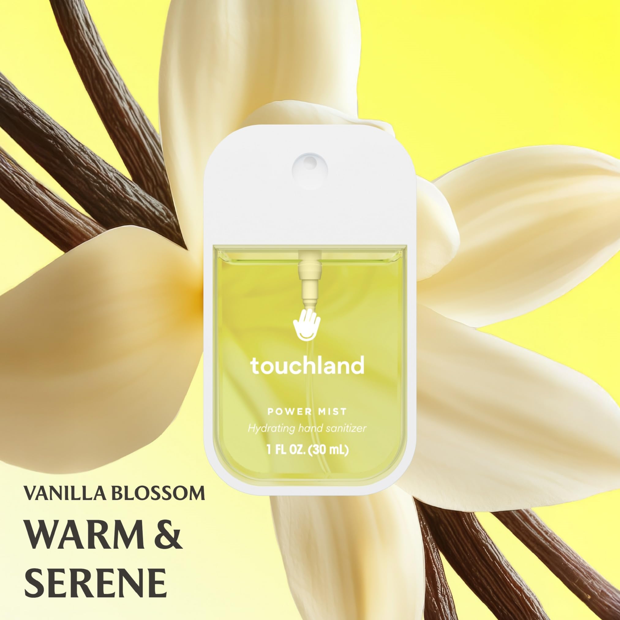 Touchland 1oz travel-size bottles for easy everyday carry