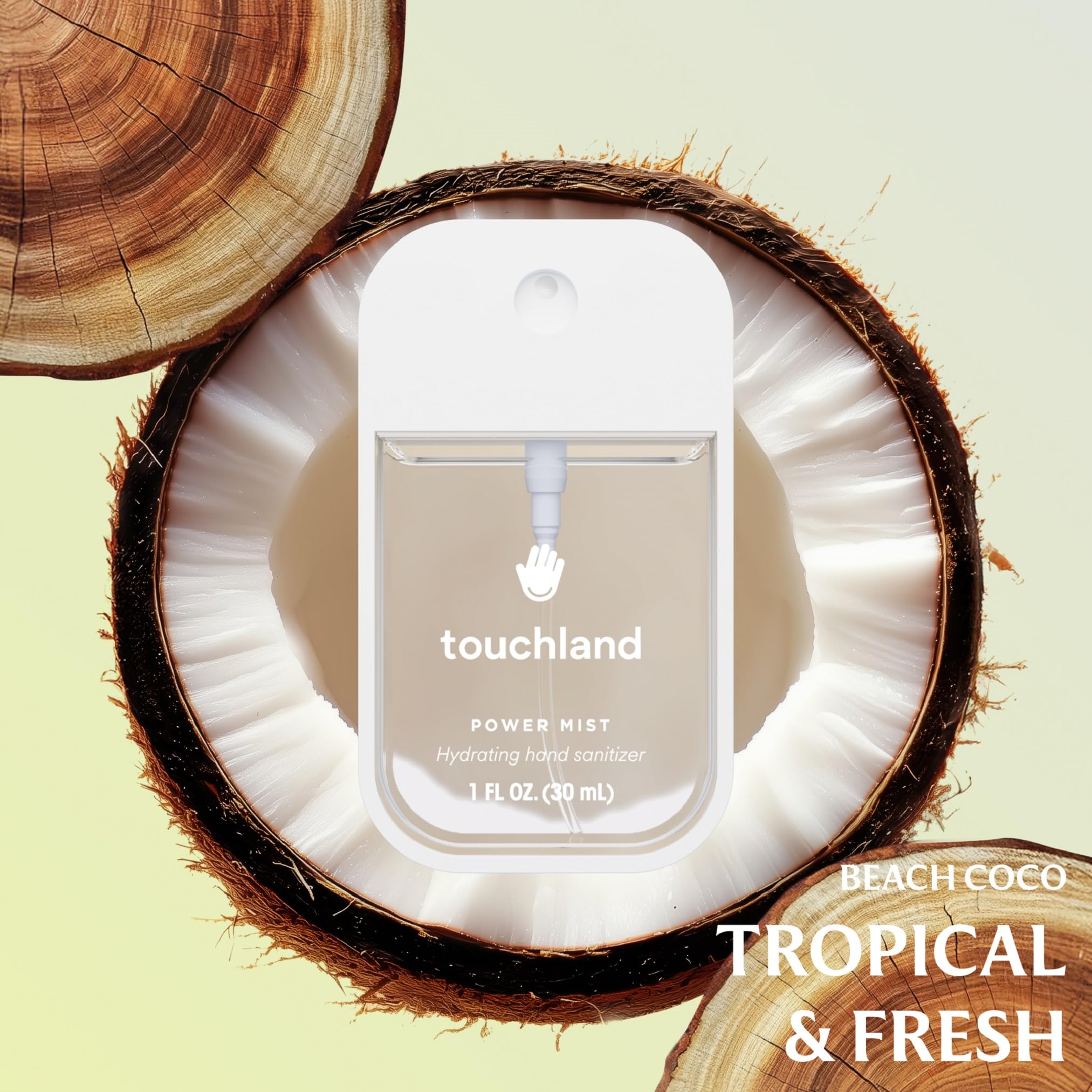 Touchland hydrating sanitizer Unscented spray; fragrance-free option for sensitive noses