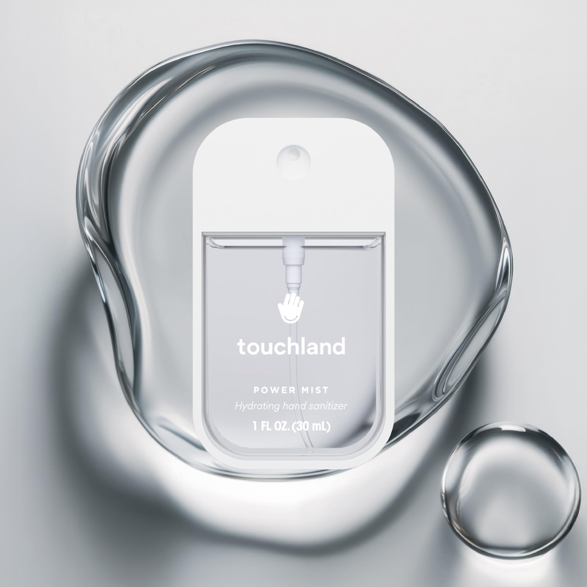 Touchland Trio Set packaging; three dye-free mists for travel