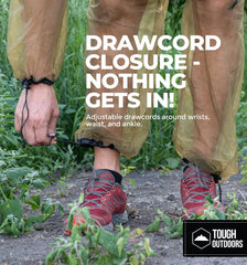 Tough Outfitters Mosquito Suit breathable mesh keeps you cool and bug-free
