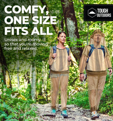 Tough Outfitters Mosquito Pants offer secure fit and breathable protection during yard work
