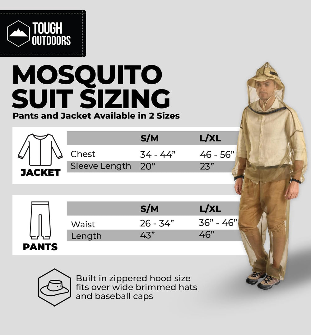 Tough Outfitters Mosquito Suit hood zips for quick meals and drinks