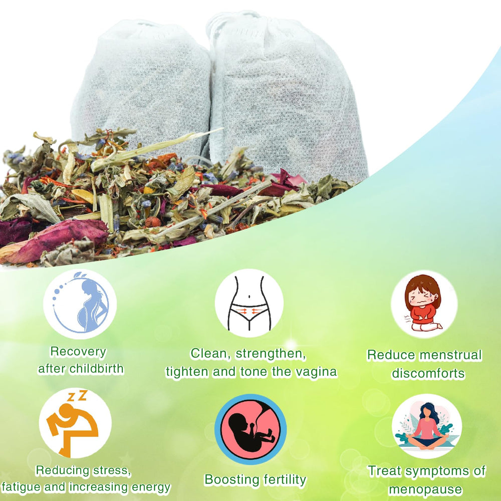 Tovaginsh organic yoni herbs packaging shows natural ingredients
