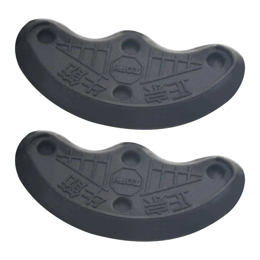 TOVOT four-hole heel taps provide stable, long-lasting attachment.