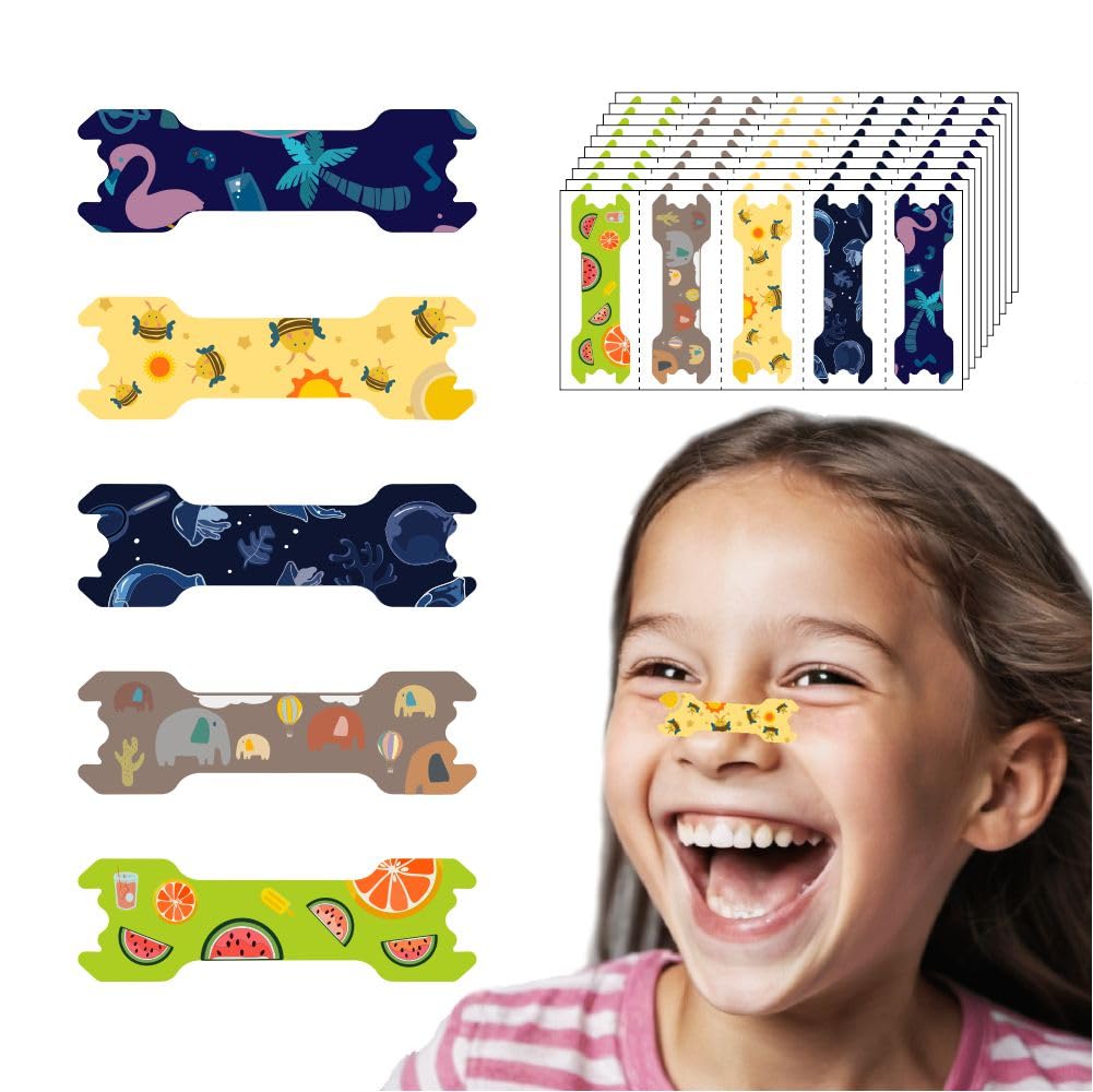 Towdytek kids nasal strip comfort enables gentle breathing for restful nights.