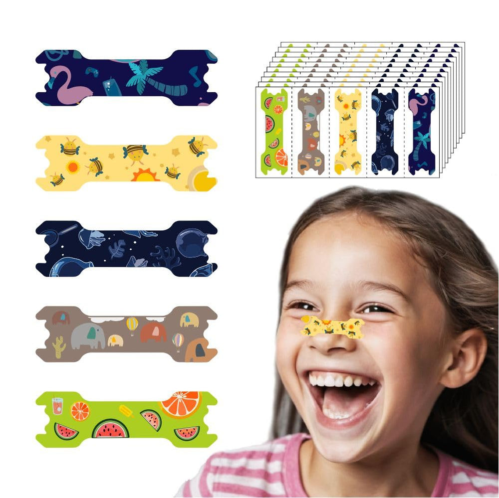 Towdytek kids nasal strip comfort enables gentle breathing for restful nights.
