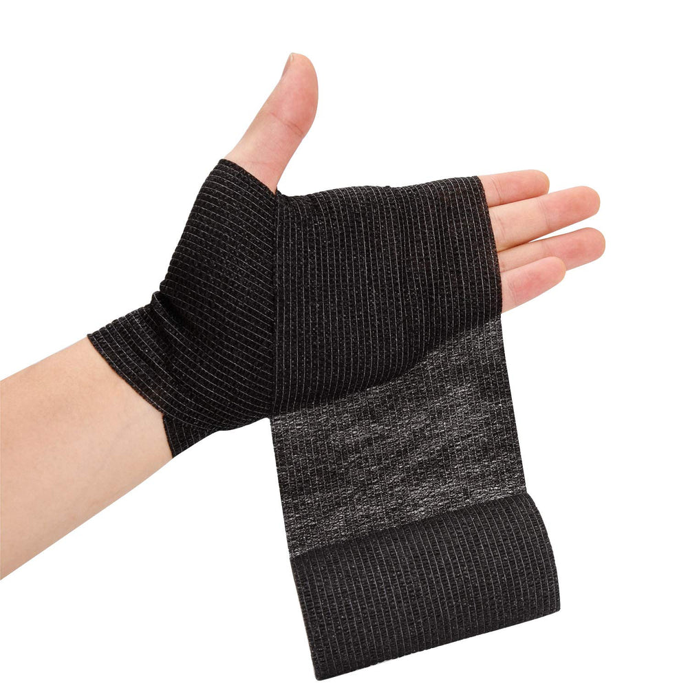 TOBWOLF cohesive bandage stays in place even with sweat