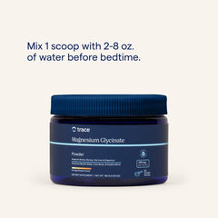 Trace Minerals bedtime drink ready in a glass for a calming evening routine