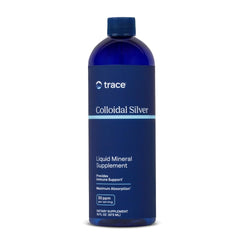 Trace Minerals Colloidal Silver bottle front view highlighting high‑ppm formula