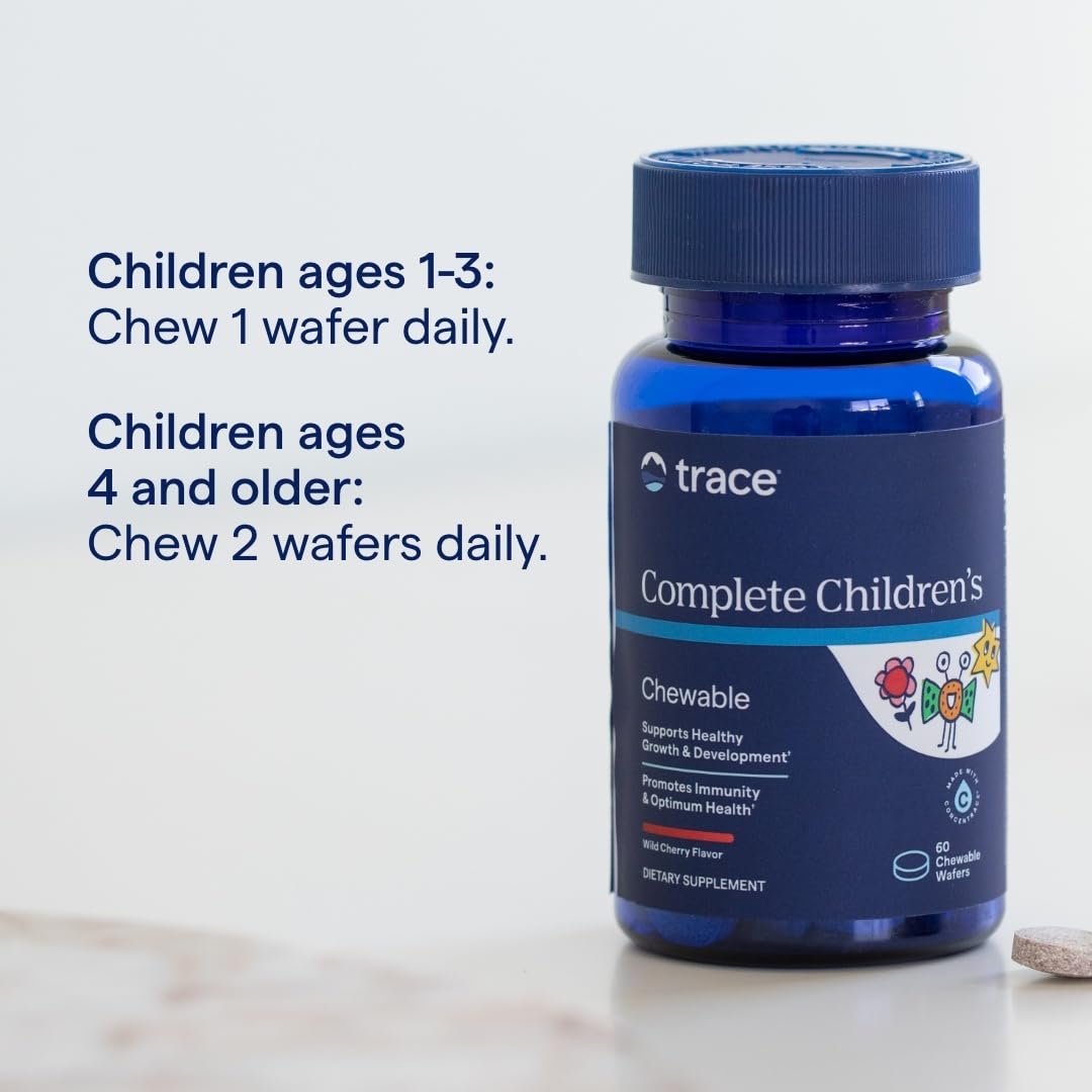 Trace Minerals Complete chewable immunity illustration hints at daily wellness ideas