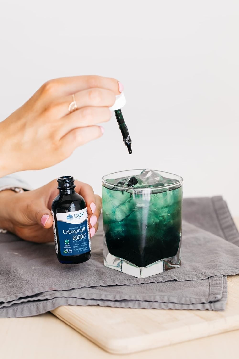 Trace Minerals Ionic Chlorophyll sourced from USA minerals for sustainability