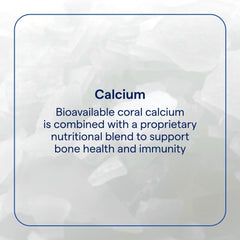 Trace Minerals Coral Calcium label highlighting ingredients and high-absorption formula.