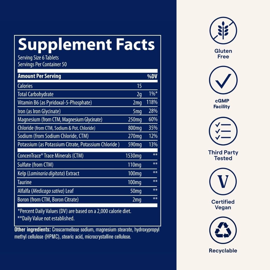 Trace Minerals daily-use packaging suitable for workouts and outdoor activities.