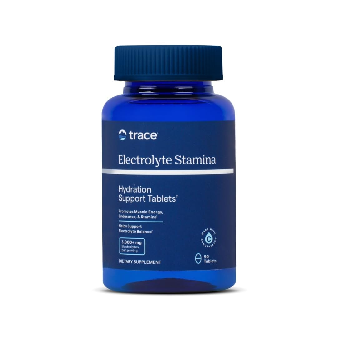 Trace Minerals Electrolyte Stamina bottle for daily hydration support