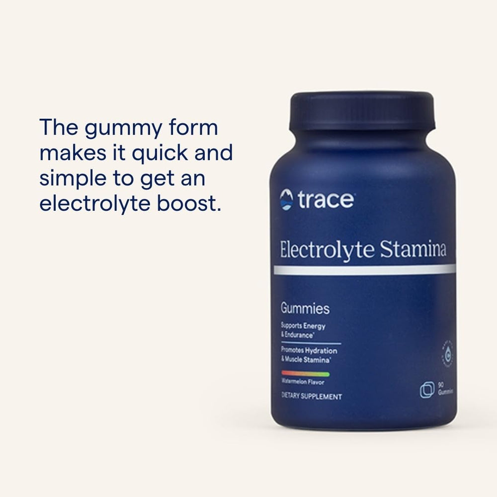 Close-up of ingredients emphasizing mineral blend in Trace Minerals gummies