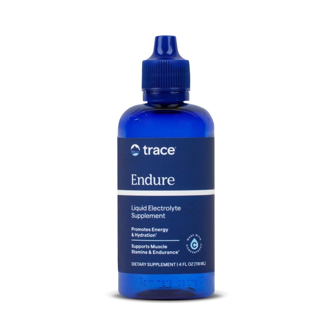 Trace Minerals Endure bottle pour for on-the-go hydration during workouts