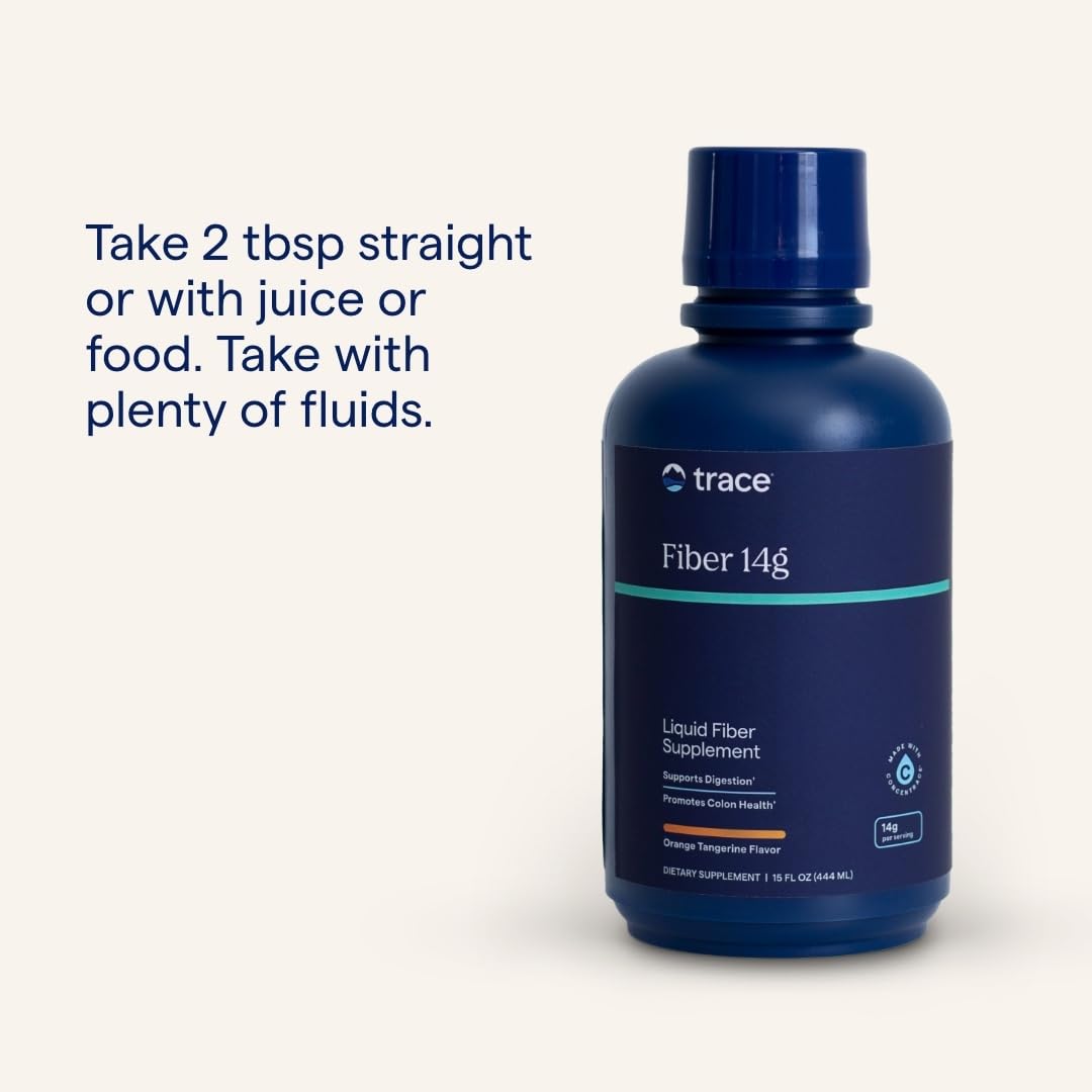 Trace Minerals Fiber packaging highlights vegan and gluten-free formula.