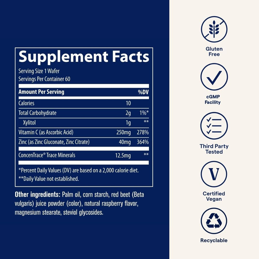 Trace Minerals immune-support chewables for daily use
