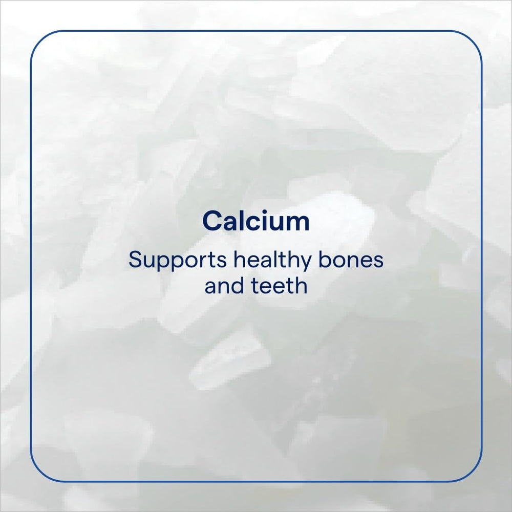 Trace Minerals Ionic Calcium dropper-dispense demonstrates easy 1/4 tsp daily usage with juice.