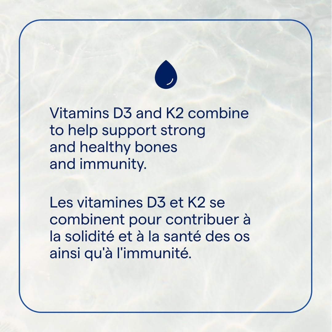 Trace Minerals Ionic D3+K2 drops enable easy daily dosing for absorption