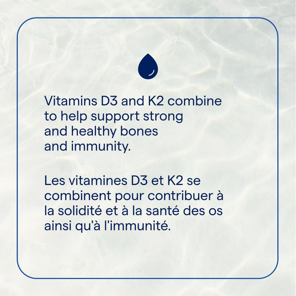 Trace Minerals Ionic D3+K2 drops enable easy daily dosing for absorption