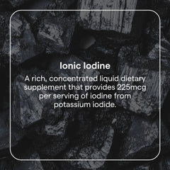 Trace Minerals Ionic Iodine drops ready to add to juice or water.