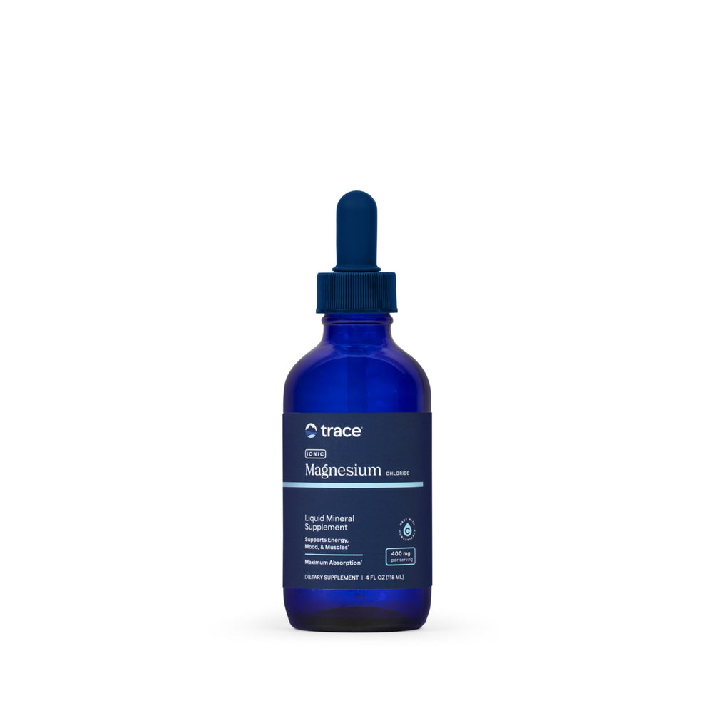 Trace Minerals Ionic Magnesium bottle ready for easy daily dosing and vitality support.