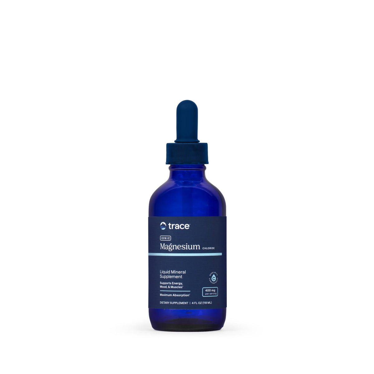 Trace Minerals Ionic Magnesium bottle ready for easy daily dosing and vitality support.