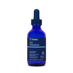 Trace Minerals Ionic Potassium bottle side view for daily electrolyte support.